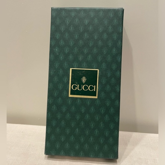 NIB / NWT GUCCI Vintage Gold and Silver Mixed Metal GG Logo BAG CHARM Keychain - Picture 4 of 6